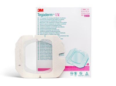 3M™ Tegaderm™ CHG IV PORT kanülrögzítő kötszer